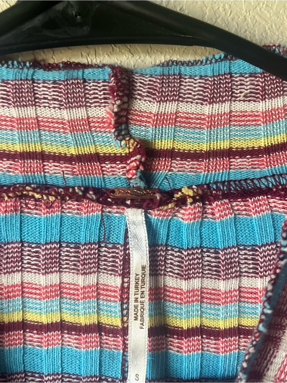 Free People Striped Ribbed Top - Picture 2 of 4